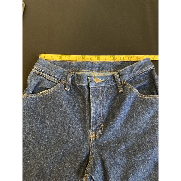 MENS RED KAP BLUE DENIM JEANS 31 x 30 PD54PW3 100 % COTTON (ZIPPER CLOSURE) - Picture 3 of 16